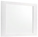 Felicity Rectangle Dresser Mirror Glossy White image