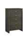 Serenity 5-drawer Chest Mod Grey image