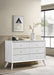 Janelle 6-drawer Dresser White image