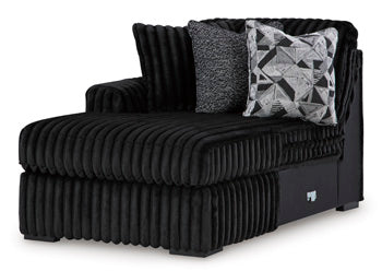 Midnight-Madness Sectional Sofa with Chaise