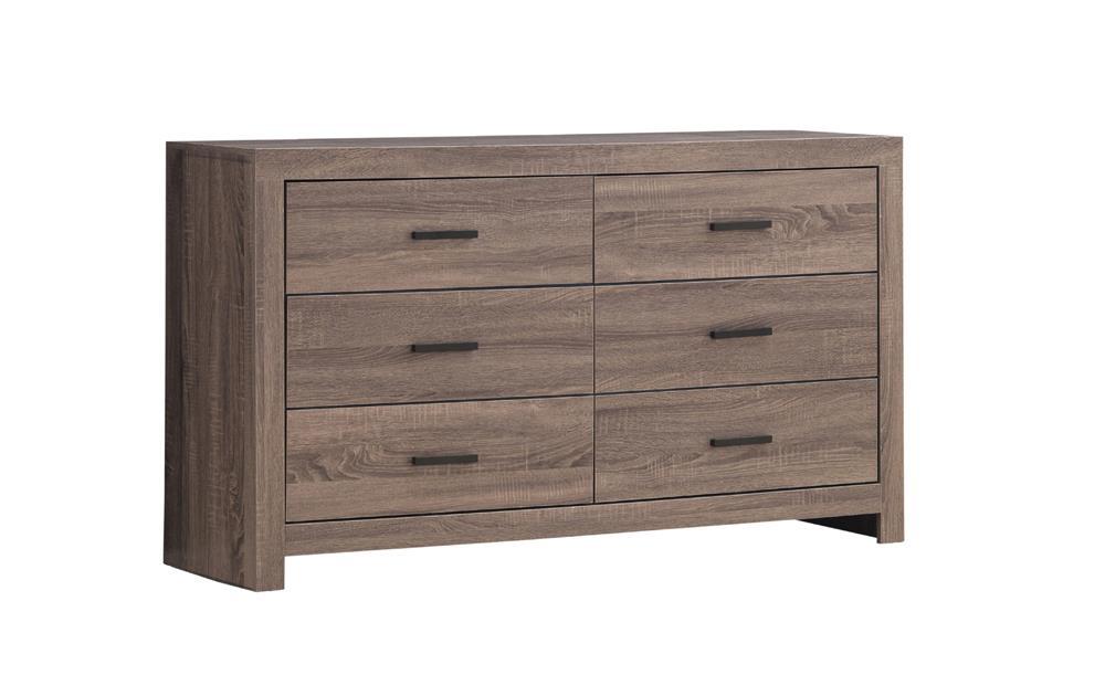 Brantford 6-drawer Dresser Barrel Oak