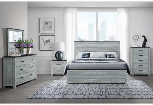 OZARK GREY WASH KING BED GROUP image