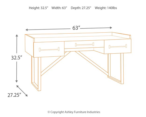 Starmore 63" Home Office Desk