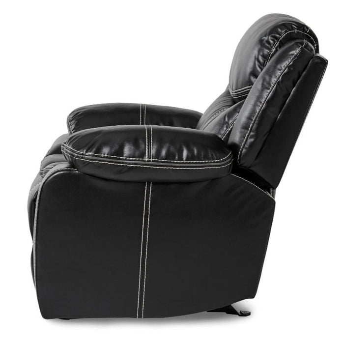 Bastrop Glider Reclining Chair in Black 8230BLK-1