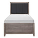 Homelegance Woodrow Twin Panel Bed in Gray 2042T-1* image