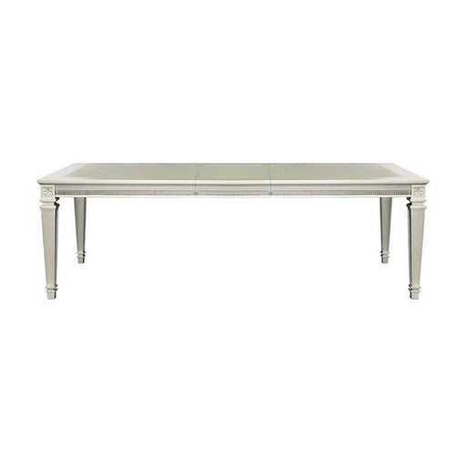 Homelegance Bevelle Rectangular Dining Table in Silver 1958-96 image