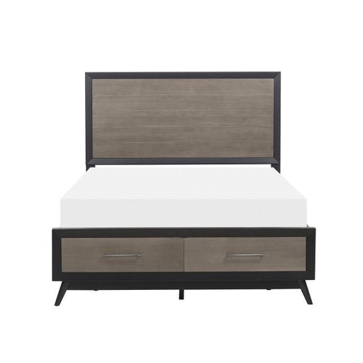 Homelegance Raku Queen Storage Platform Bed in Gray 1711-1 image