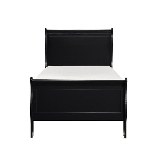 Homelegance Mayville Twin Sleigh Bed in Black image