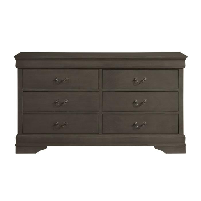 Homelegance Mayville 6 Drawer Dresser in Gray 2147SG-5 image