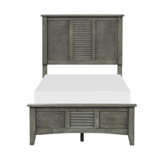 Garcia Twin Panel Bed in Gray image