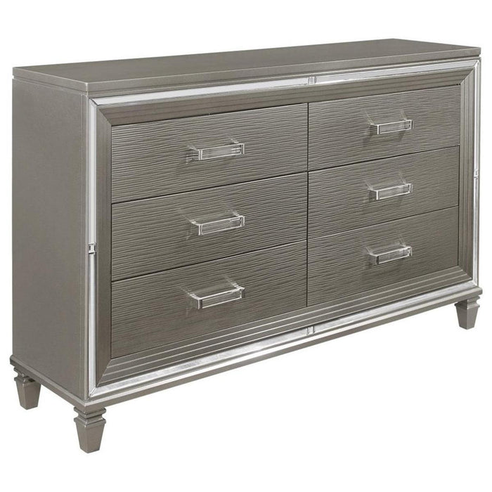 Homelegance Tamsin Dresser in Silver Grey Metallic 1616-5