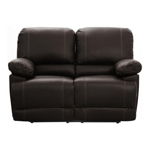 Homelegance Furniture Cassville Double Reclining Loveseat in Dark Brown 8403-2 image