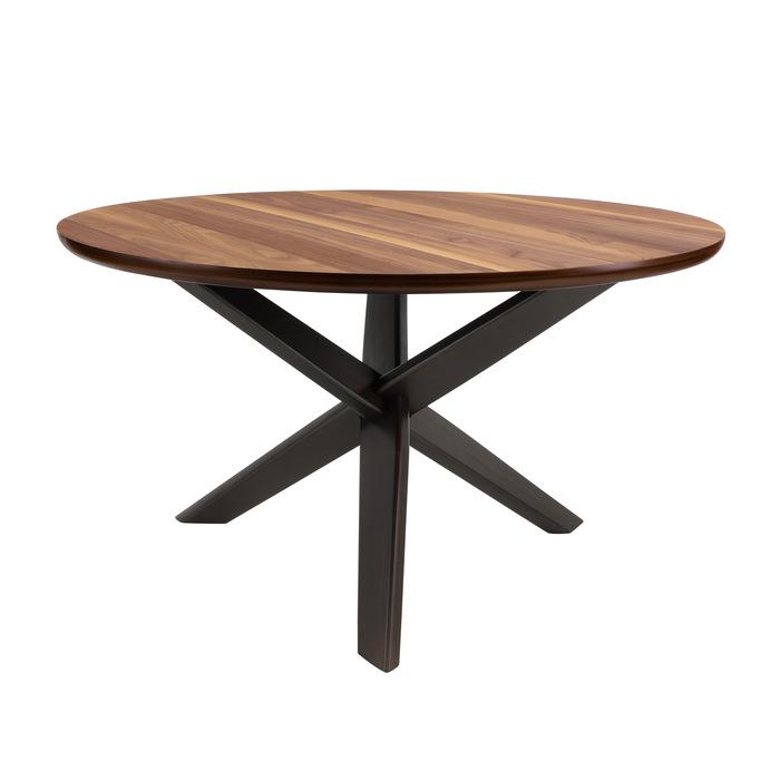 Nelina Round Dining Table in Espresso & Natural 5597-53* image