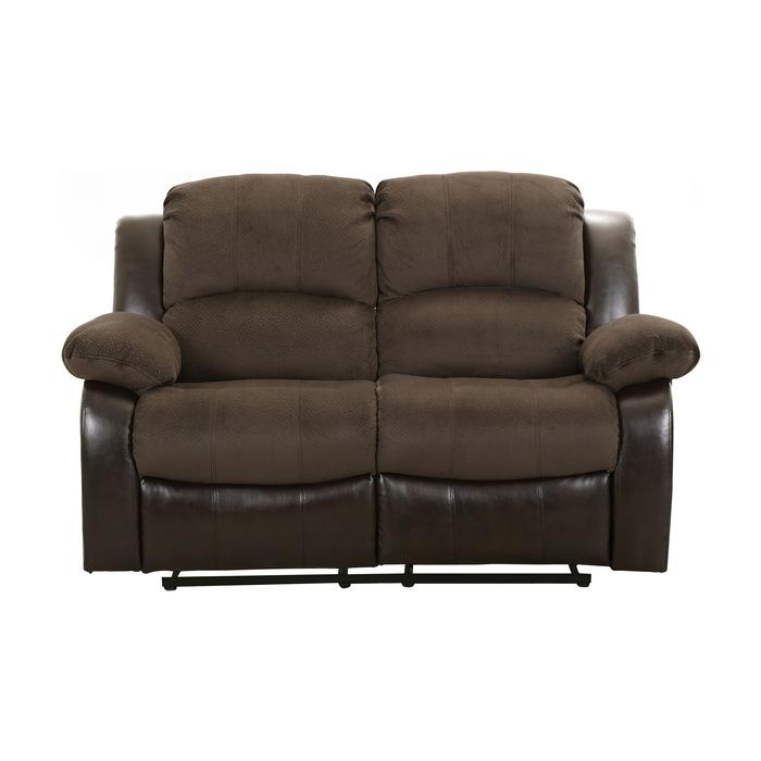 Granley Double Reclining Loveseat in Chocolate 9700FCP-2 image