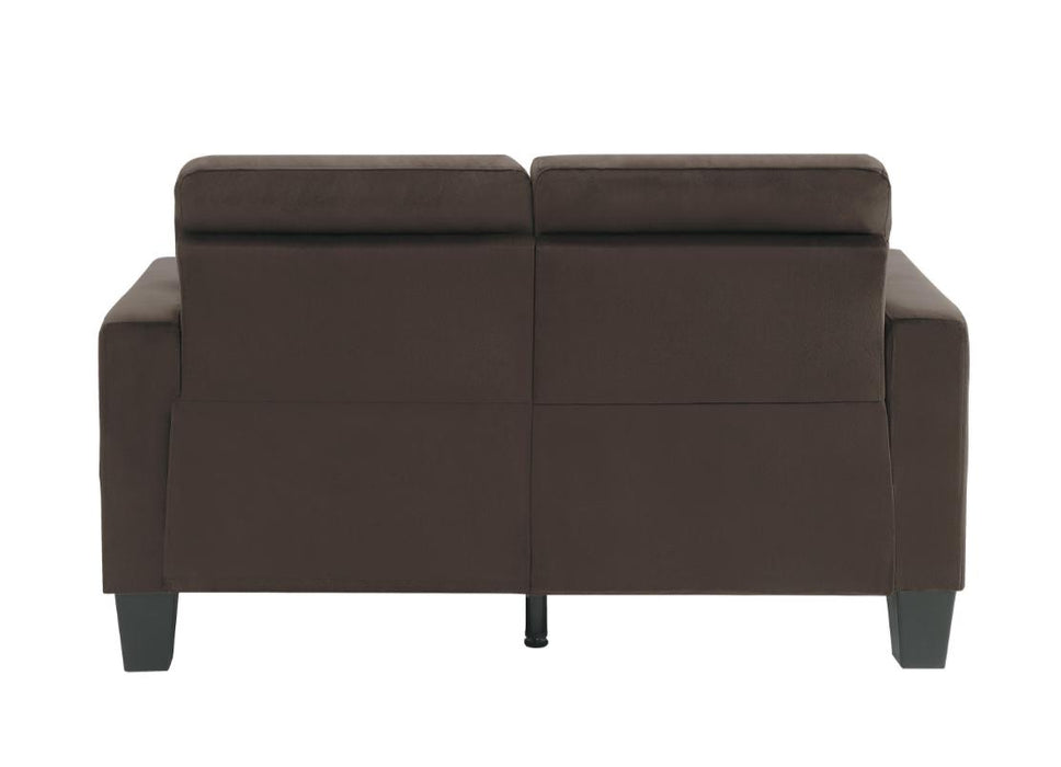 Homelegance Furniture Lantana Sofa in Chocolate 9957CH-3