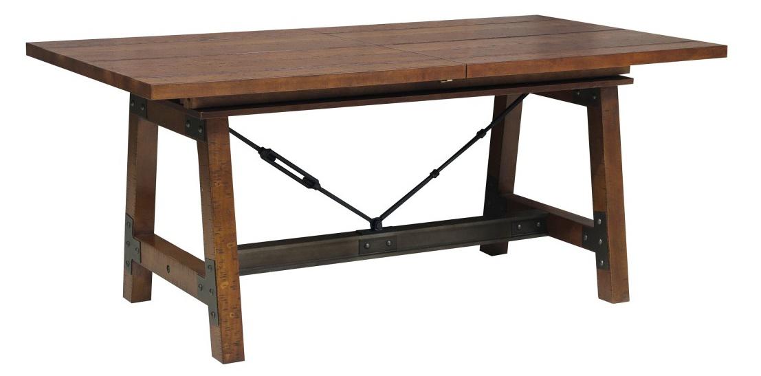 Holverson Dining Table in Rustic Brown 1715-94