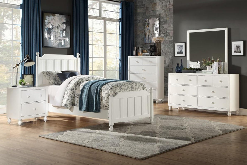 Wellsummer 5 Drawer Chest in White 1803W-9