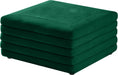 Lorenzo Green Velvet Ottoman image