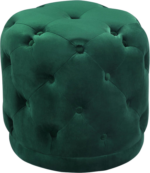 Harper Green Velvet Ottoman/Stool image