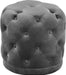 Harper Grey Velvet Ottoman/Stool image