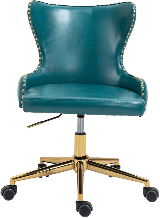 Hendrix Blue Faux Leather Office Chair