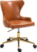 Hendrix Cognac Faux Leather Office Chair image