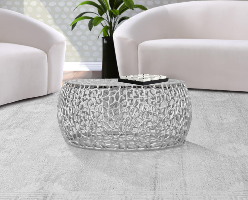 Priya Silver Coffee Table