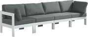 Nizuc Grey Waterproof Fabric Outdoor Patio Modular Sofa image