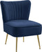 Tess Navy Velvet Accent Chair image