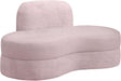 Mitzy Pink Velvet Loveseat image