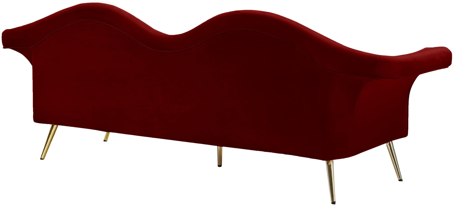 Lips Red Velvet Sofa