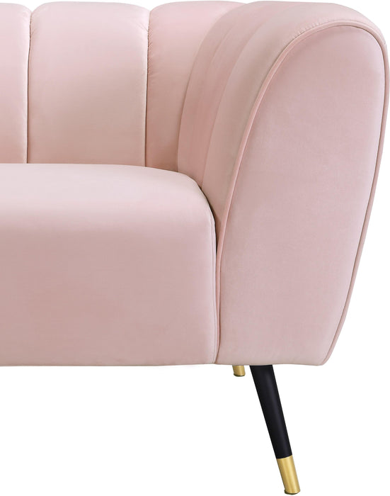 Beaumont Pink Velvet Chair