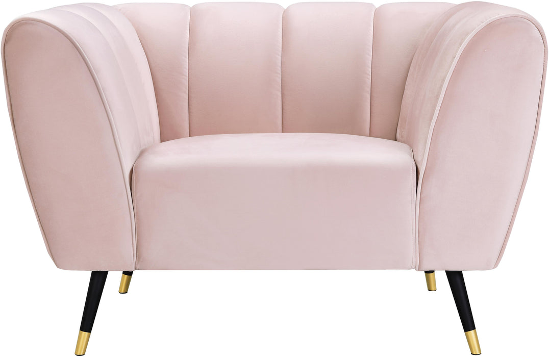 Beaumont Pink Velvet Chair