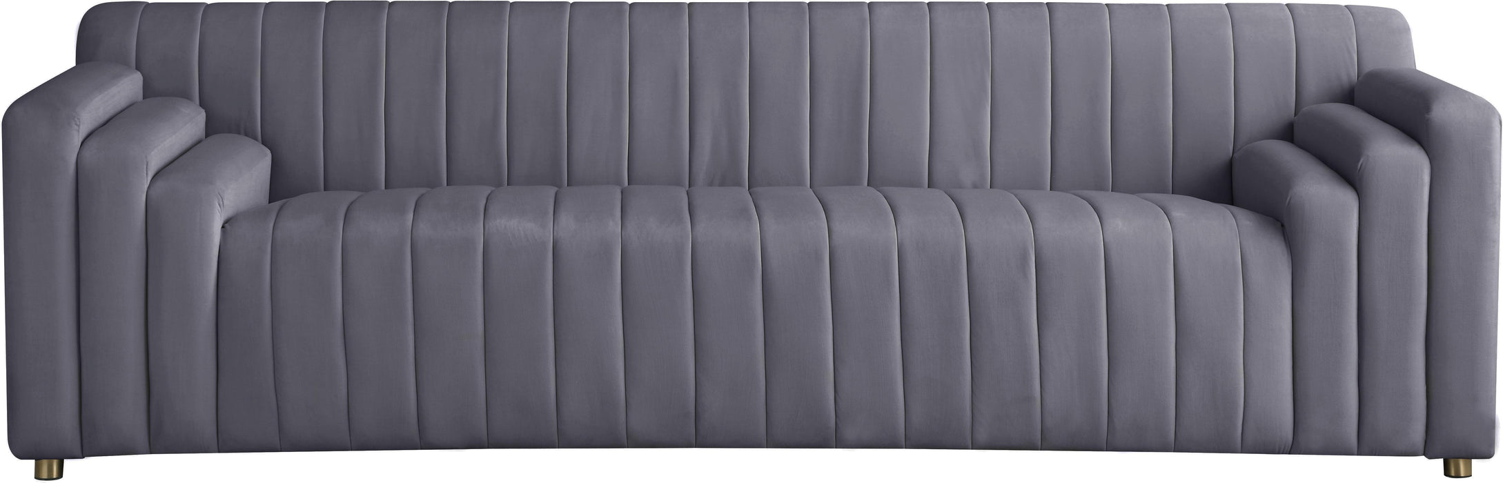 Naya Grey Velvet Sofa