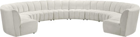 Infinity Cream Velvet 10pc. Modular Sectional image