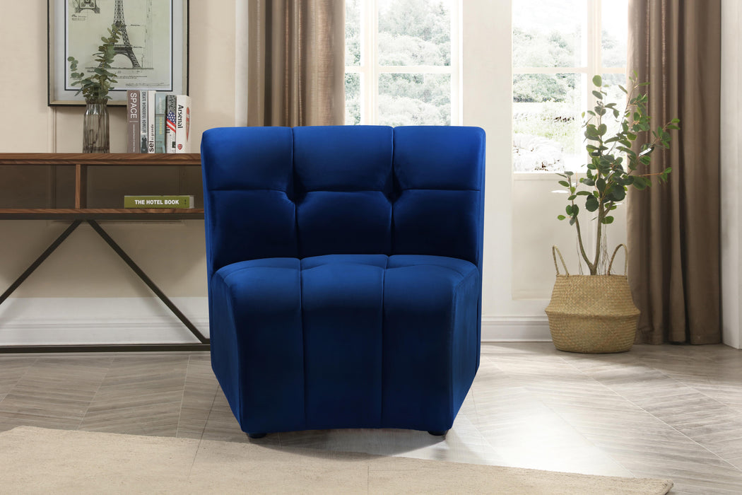 Limitless Navy Velvet Modular Chair