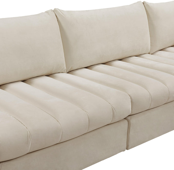 Jacob Cream Velvet Modular Sectional