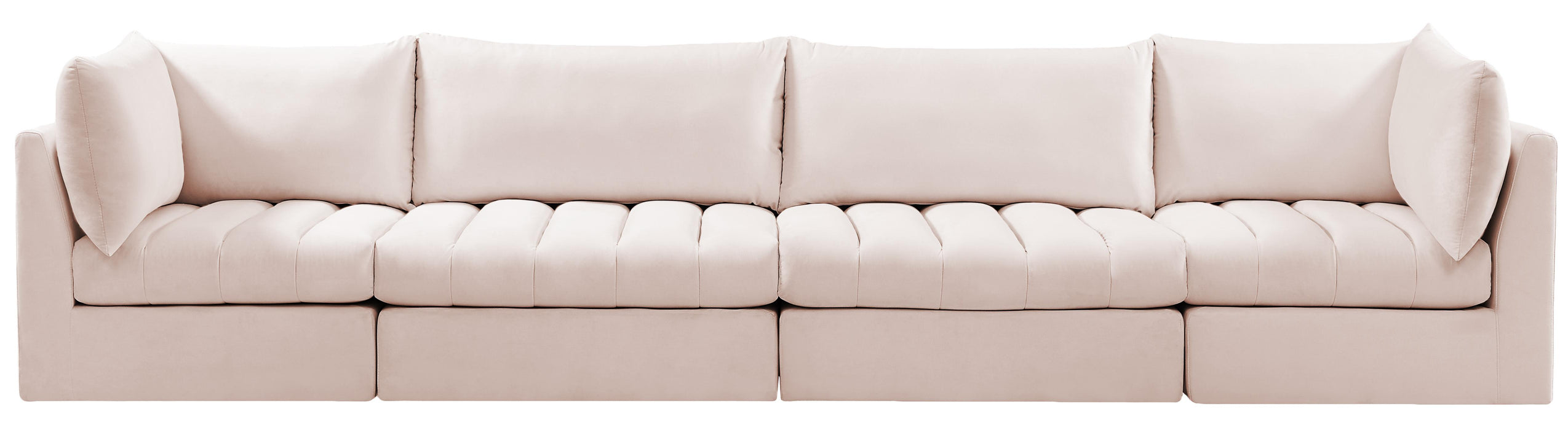 Jacob Pink Velvet Modular Sofa