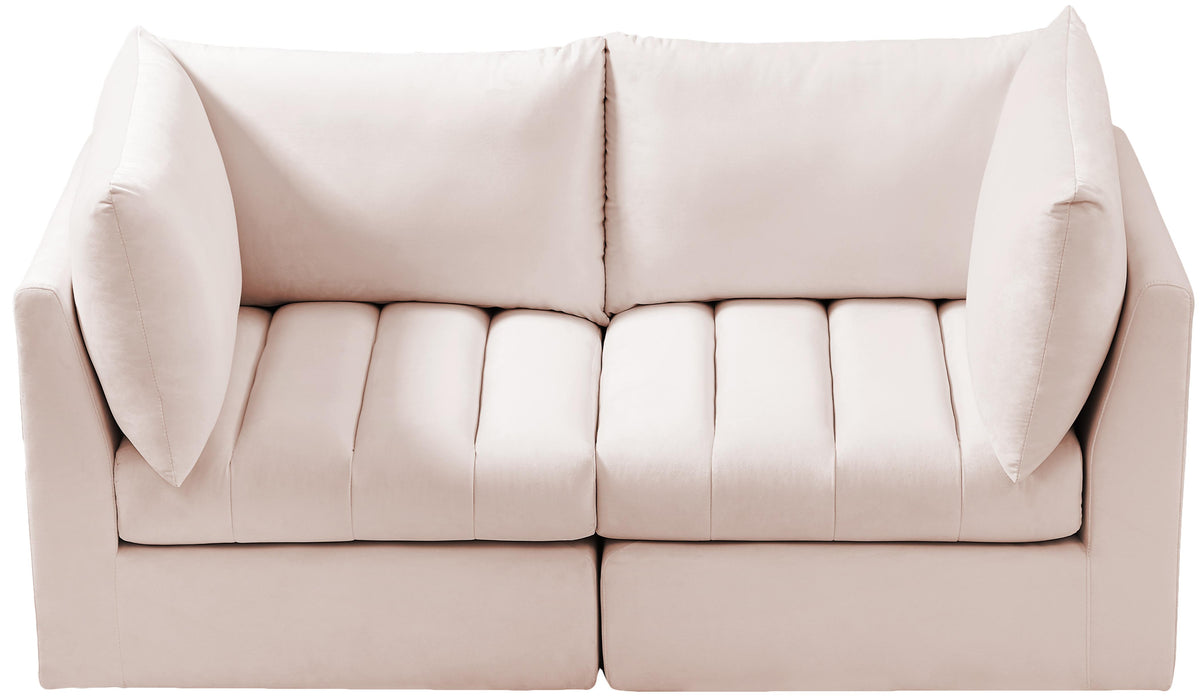 Jacob Pink Velvet Modular Sofa