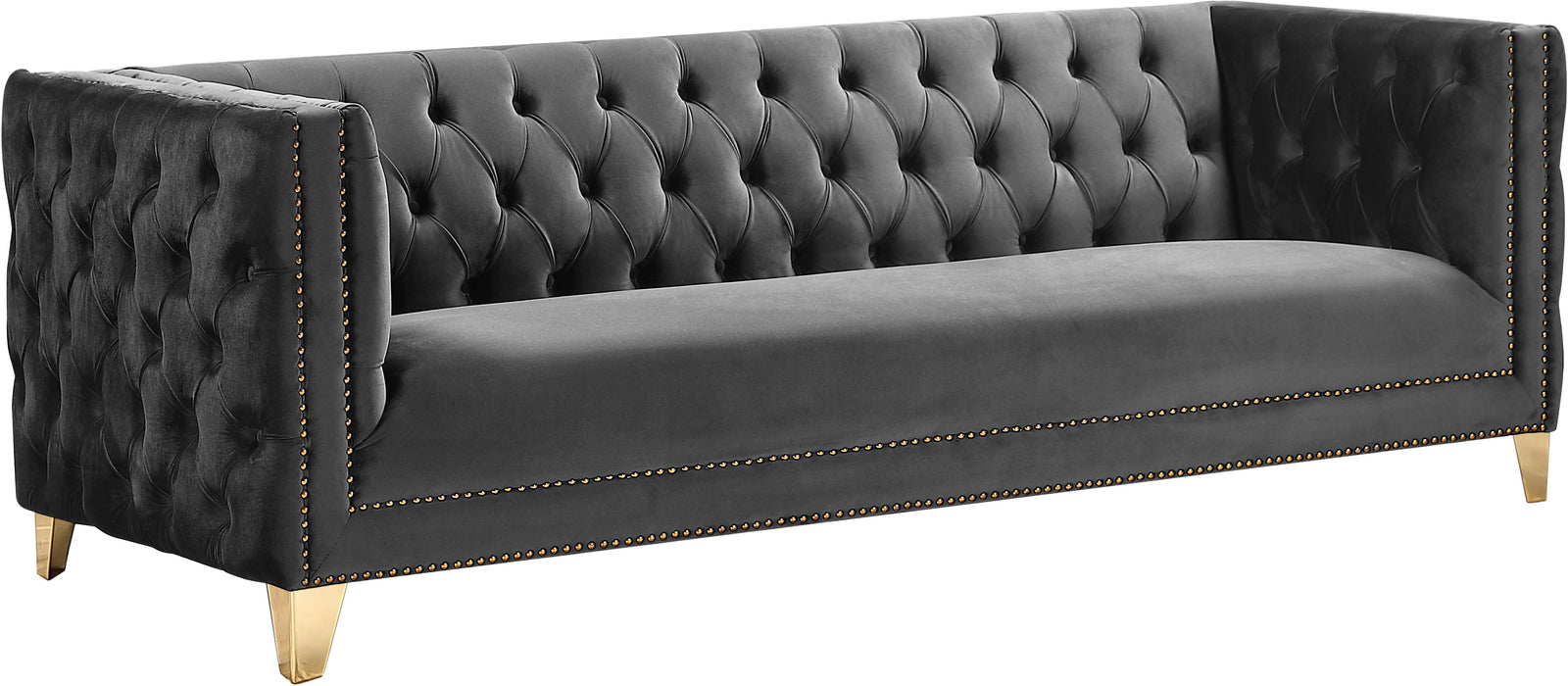 Michelle Grey Velvet Sofa image