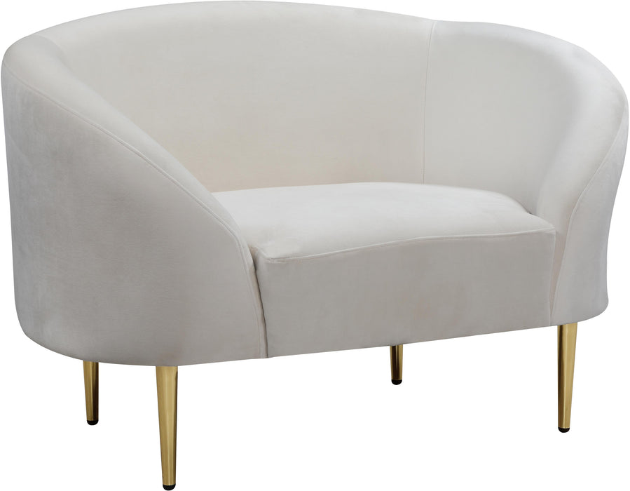 Ritz Cream Velvet Chair image