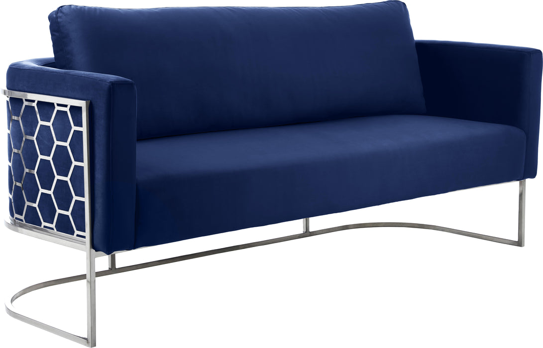 Casa Navy Velvet Sofa image