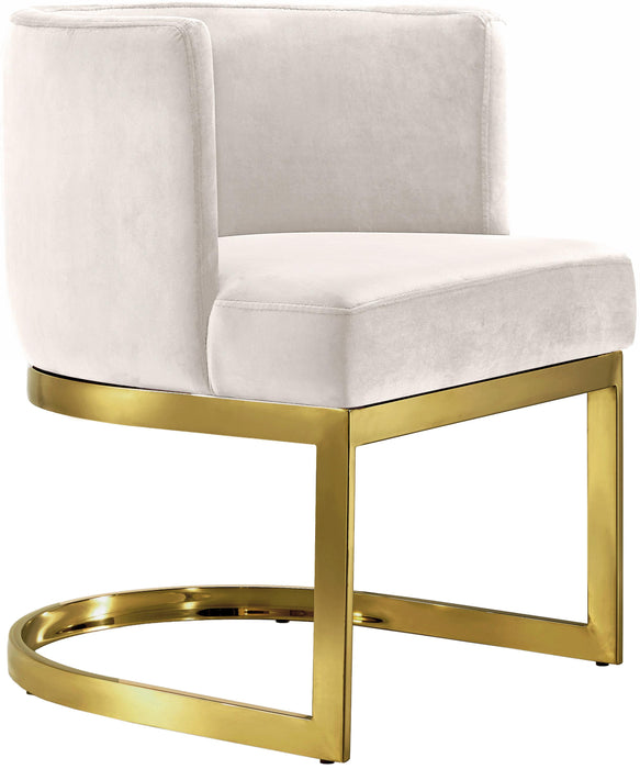 Gianna Cream Velvet Dining Chair