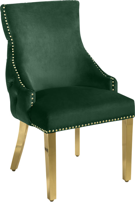 Tuft Green Velvet Dining Chair