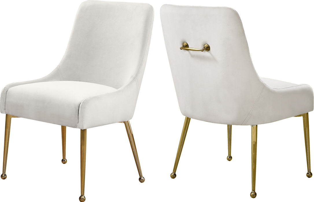 Owen Cream Velvet Dining Chair image