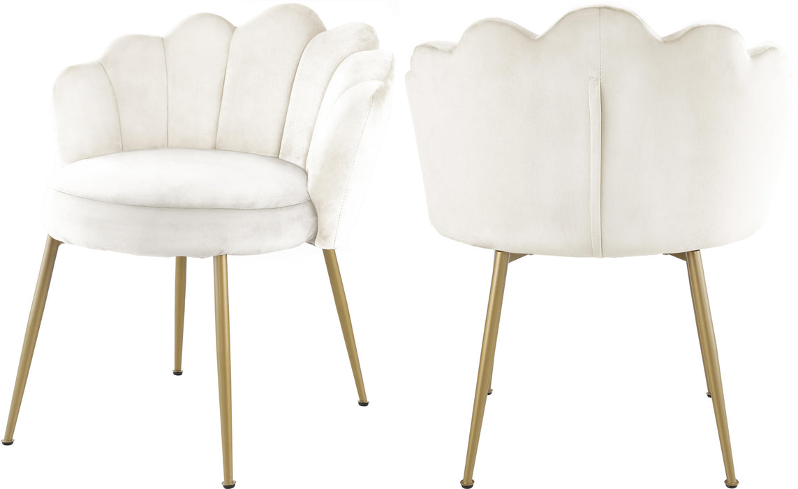 Claire Cream Velvet Dining Chair image