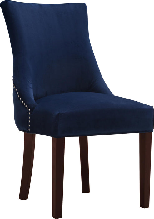 Hannah Navy Velvet Dining Chair