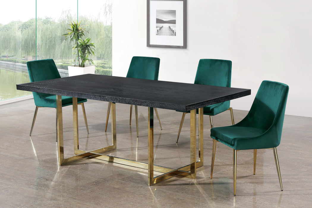 Karina Green Velvet Dining Chair