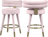 Fitzroy Pink Velvet Counter Stool image