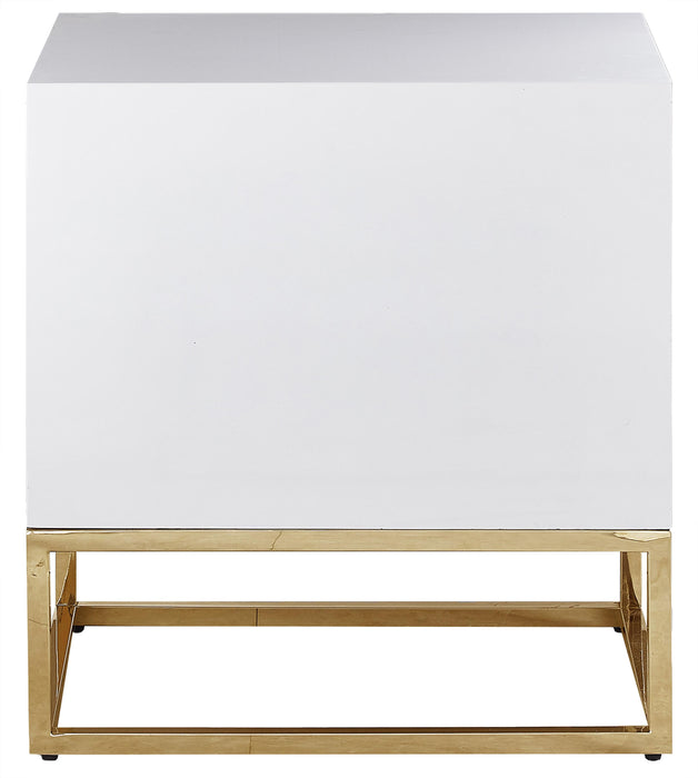 Nova White Side Table